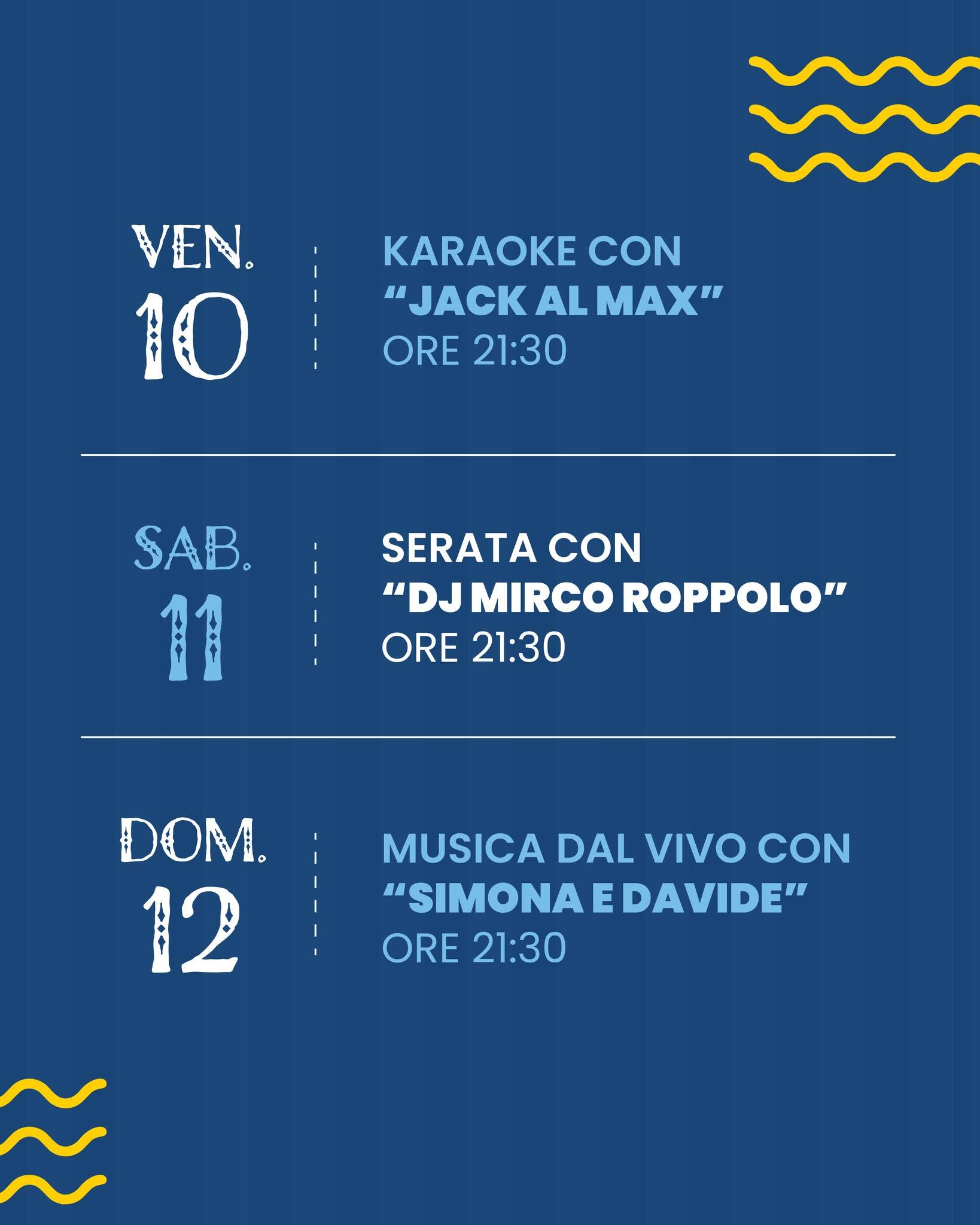 Tutti a ballare nella prima settimana della Festa!